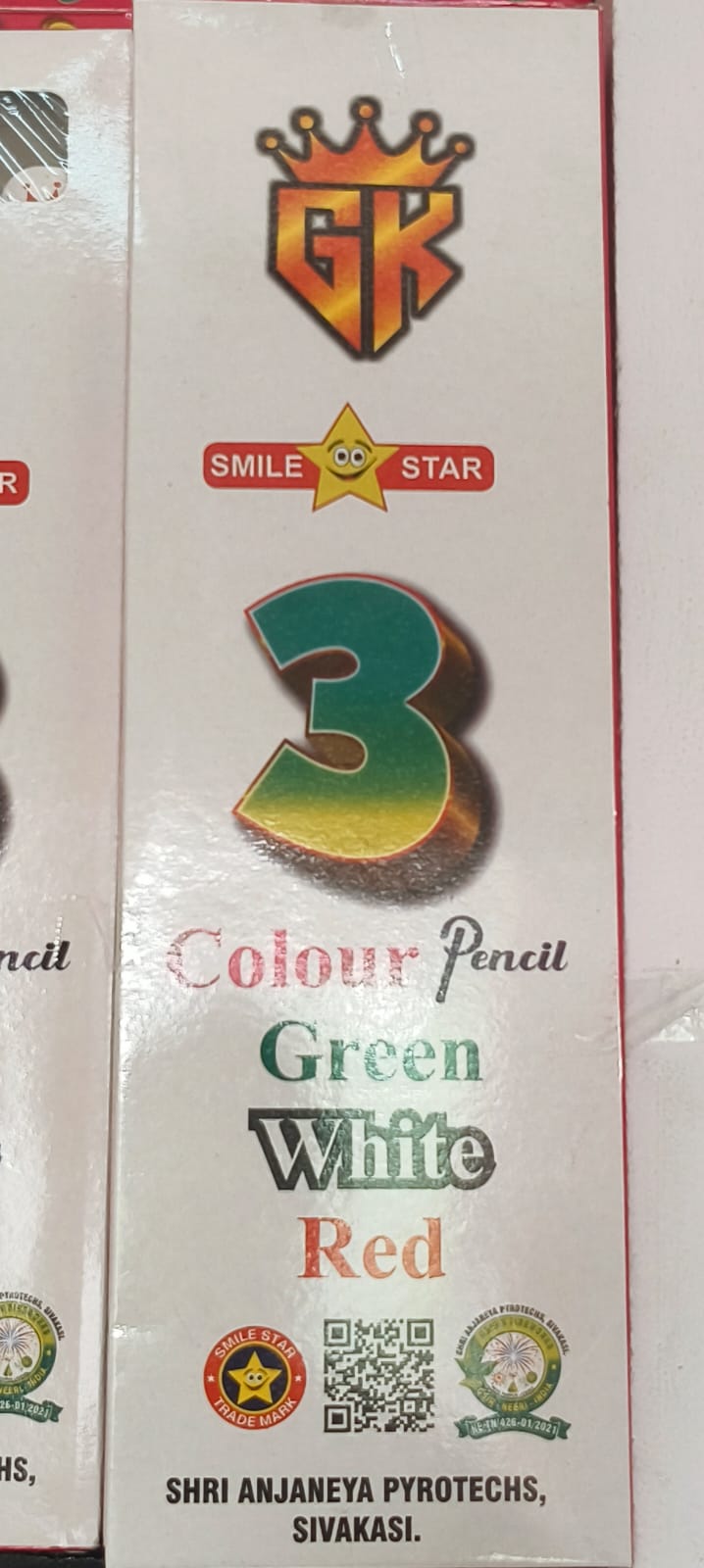 3 Colour Pencil